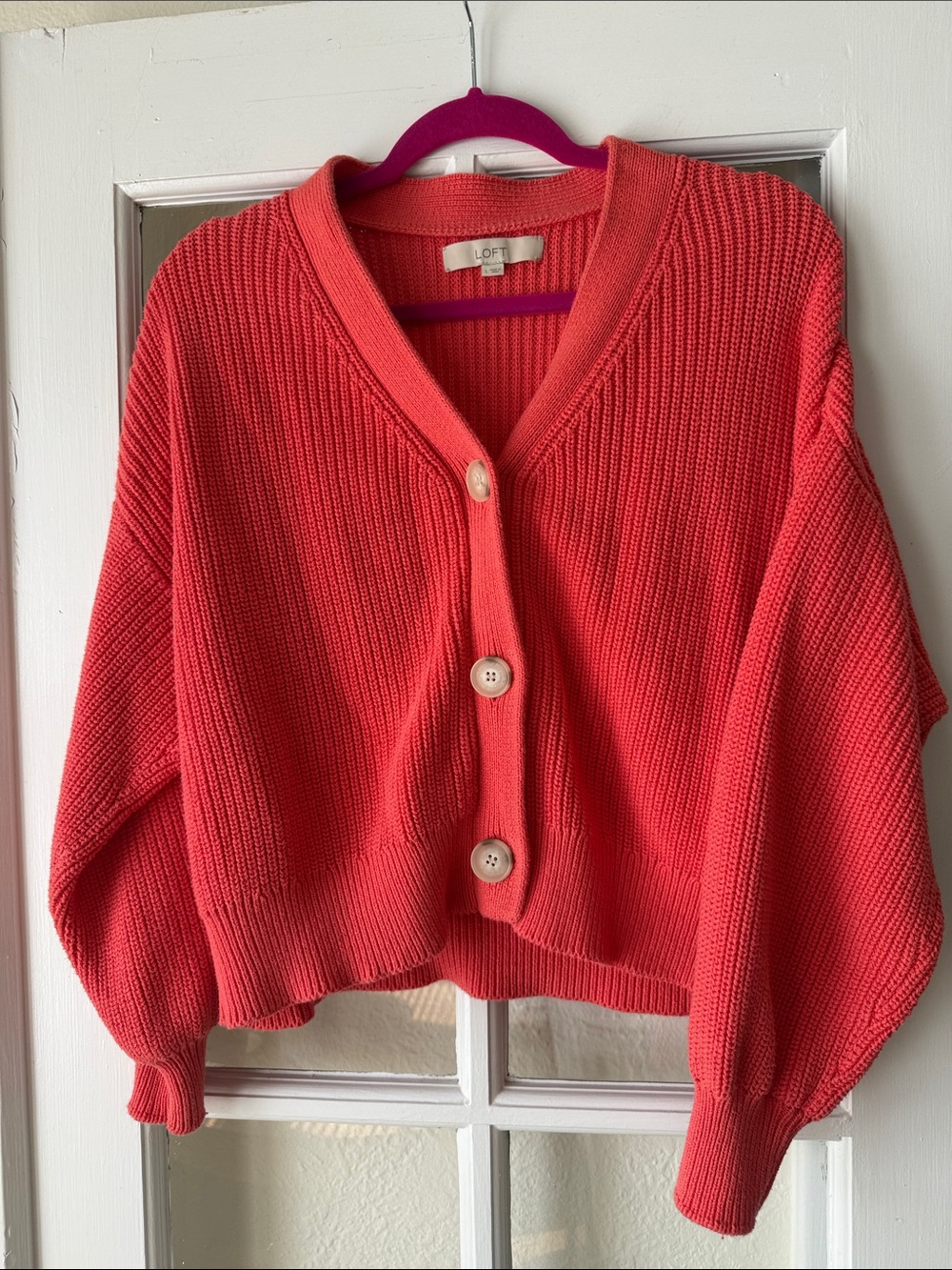 LOFT Cropped Cardigan